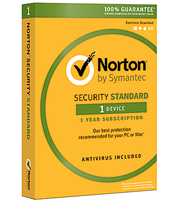 Norton™ Security Standard, For 1 PC, 1-Year Subscription, Point Of Sale Activation